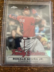 2019 Topps Chrome Update Ronald Acuna Jr. #fbc-8 THE FAMILY BUSINESS