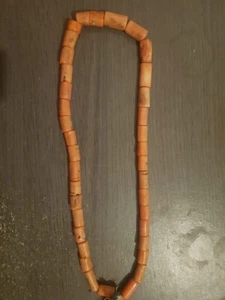 Real Coral Beads Necklace and Bracelet - Picture 1 of 2