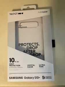 Samsung Galaxy S10+ - CLEAR - Tech21 Pure Protect Ultra-Thin Case - NEW AU Stock - Picture 1 of 12