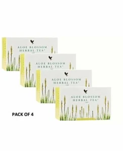 4 Forever Aloe Blossom Herbal TEA (25 bags each) Exp 2026 - Picture 1 of 1