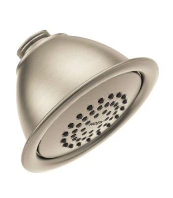Cabezal de ducha Moen 6371EPBN de níquel cepillado de transición de una función de 4" de diámetro Foto 1 de 2