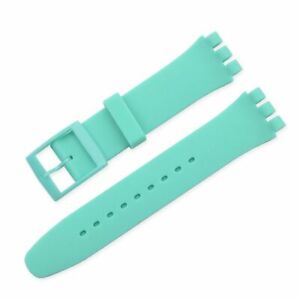Wrist Watch Band Strap Suits Swatch 16/17/19/20mm Rubber Silicone Watch Bracelet