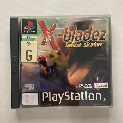 X-Bladez Inline Skater Sony Playstation 1 PS1 PSX PAL Game Complete w Manual - Image 1 of 3