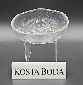 Kosta Boda PARTY Small Fruit Dessert Bowl(s) EXCELLENT Leaves - Picture 1 of 7