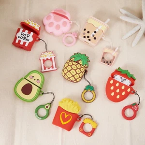 Funda de carga de silicona para auriculares Airpods de dibujos animados 3D para Apple Airpods 1&2 - Imagen 1 de 58