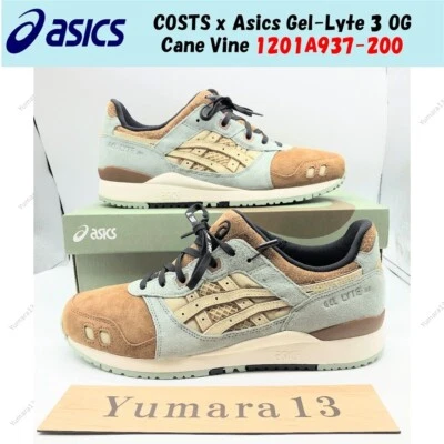 COSTS x Asics Gel-Lyte 3 OG Cane Vine Brown Sand 1201A937-200 Tamaño para hombre - Imagen 1 de 4