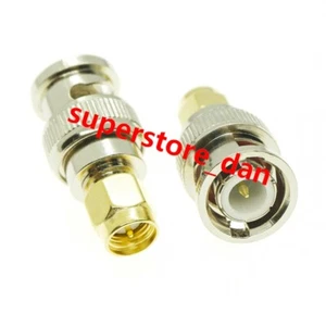 1Pcs BNC male plug to SMA male Jack RF Connector Adapter Converter - Picture 1 of 6