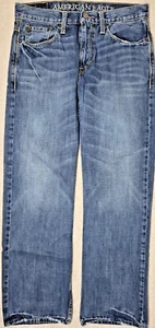 american eagle jeans mens 30x30 medium Blue relaxed fit **See condition Desc.*** - Picture 1 of 11
