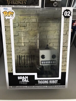 Funko Pop! Art Cover! - TAGGING ROBOT 🤖- Brandalised Vinyl Figure By Banksy #02 - Image 1 of 4