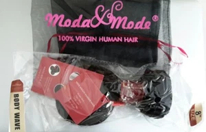 Moda mode hair 8" body wave unprocessed virgin human hair 100g - Picture 1 of 3