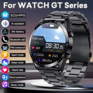 Montre connectée homme 2025 neuve appel vocal série GT 1,53 pouces écran AMOLED - Photo 1 sur 30