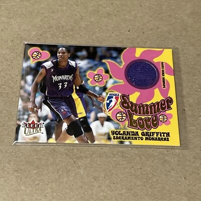 2002 Ultra WNBA Summer Love Memorabilia Jersey Yolanda Griffith - Image 1 of 2