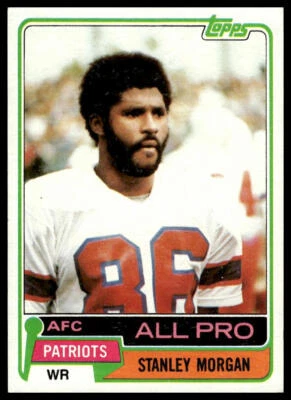 1981 Topps #290 Stanley Morgan New England Patriots - Image 1 of 2
