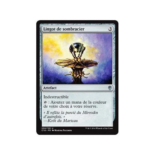 Mtg Magic: Playset (4x) Darksteel Ingot Commander 2016 Vf - Image 1 of 1