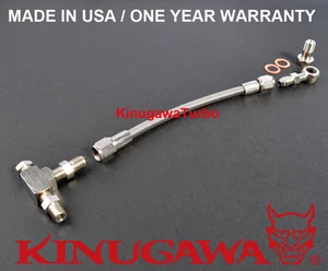 Universal Turbo Oil Feed Line 40" M12x1.25mm Banjo  for Silvia / EVO1~10 EVOX - Picture 1 of 4
