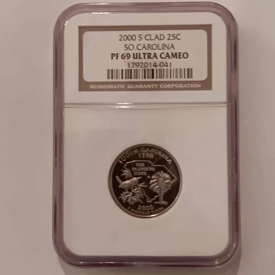 2005S Washington Quarter So Carolina NGC MS 69 Ultra Cameo - Image 1 of 4