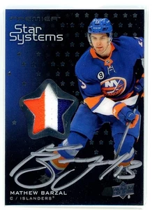 2023-24 UD PREMIER MATHEW BARZAL STAR SYSTEMS PATCH AUTO #/49 (21-22 UPDATE) G20 - Bild 1 von 2