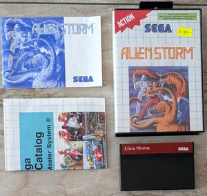 TOP - CIB - Alien Storm - PAL Sega Master System Spiel OVP - Bild 1 von 8