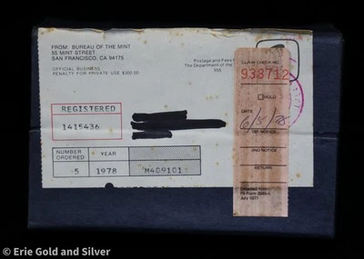 1978 S Proof Set Mint Sealed Unopened Box of 5 Sets Unsearched - Image 1 of 4