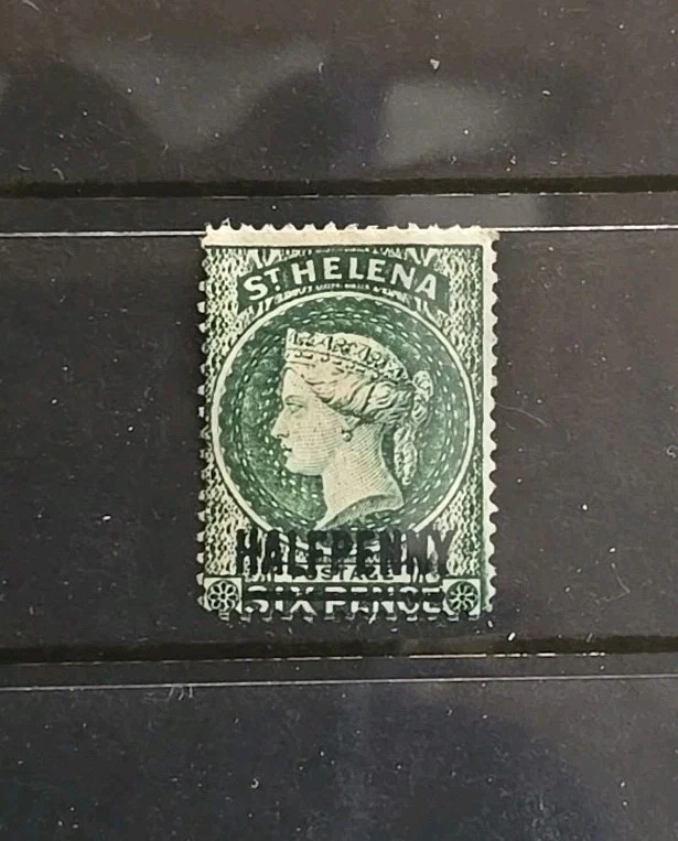 Santa Elena Scott 34 Reina Victoria Recargado 1885 F Usado Foto 1 de 1