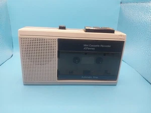 Mini grabadora de casete JC Penney 681-6003-00 hecha en Japón sin probar. - Imagen 1 de 6