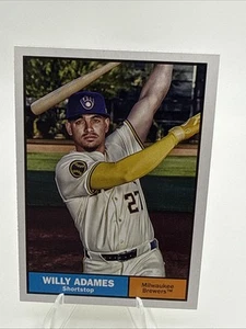 Willy Adames 2024 Topps Archives 65 Milwaukee Brewers Baseball Card - Picture 1 of 2