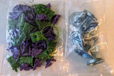 Monopoly Disney Villains Replacement Parts-Die Thicket Lairs Fire Ring +  Tokens - Image 1 of 4