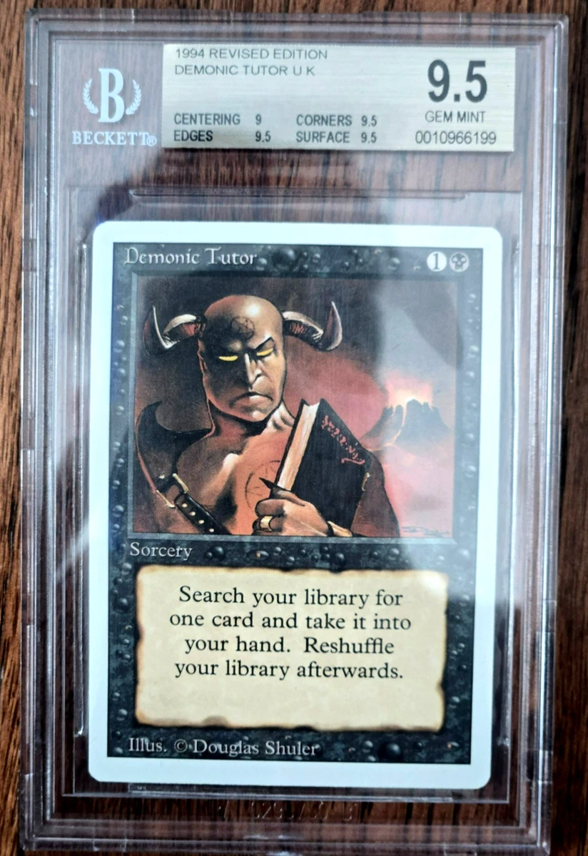 Demonic Tutor Magic: The Gathering Near Mint or Better Uncommon