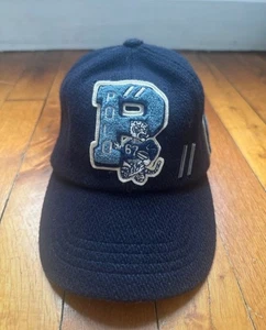 RARE POLO RALPH LAUREN Tiger Mascot Brooklyn Varsity Hat Wool Cap Navy - Picture 1 of 9
