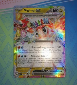 Pokemon Karte Nigiragi ex SSP 142/191 Stürmische Funken Deutsch NM Terakristall - Bild 1 von 3