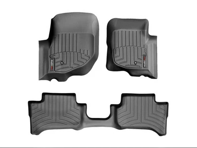 WeatherTech Floorliner для 2007-2009 Chrysler Aspen - 1-й и 2-й ряд, черный - Изображение 1 из 4