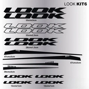 LOOK Bike Frame Stickers – Vinyl Decals for MTB & Road Bicycle Bike Cycling  - Picture 1 of 12