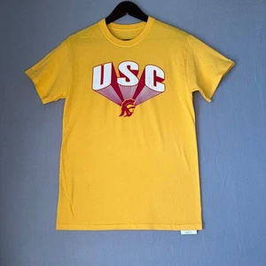 USC Trojaner T-Shirt Damen S gelb weiß rot Kurzarm Oberteil NCAA Football - Bild 1 von 9