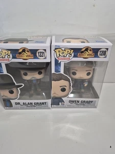2 Funko Pops Jurassic World Alan Grant y Owen Grady - Imagen 1 de 5