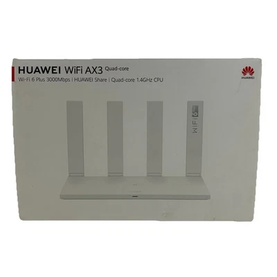 Huawei Wi-Fi AX3 Router Wi-Fi 6 Plus 3000Mbps Quad-core Mesh Wi-Fi New Open Box - Image 1 of 4