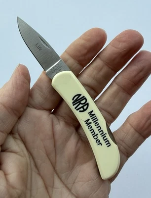 LAKOTA NRA MILLENNIUM MEMBER PATRON POCKET KNIFE LIFE 0884 JAPAN LOCK BACK, EXC! - Image 1 of 4