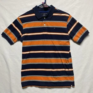 Tommy Hilfiger Kurzarm Poloshirt gestreift Logo Jungen Jugend XL 16/18 - Bild 1 von 7