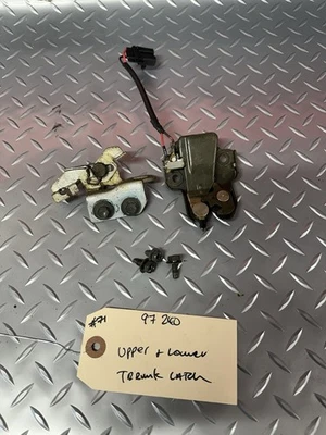 #71- 1995-1998 Nissan 240sx S14 OEM maletero cubierta tapa pestillo superior e inferior Foto 1 de 4