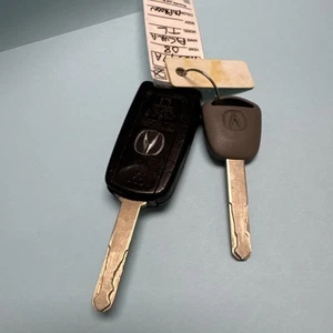 Used OUCG8D-439H-A Genuine Acura TL Flip Key Remote Keyless Entry Fob + Valet - Picture 1 of 16