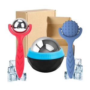 LONGEST Cryo Ball Cold Massage Roller Ball with Handle for Foot, Knee, Neck -... - Picture 1 of 12