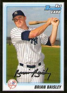 2010 Bowman Prospects Black #BP49 Brian Baisley Yankees NM-MT 