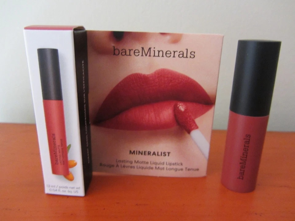 bareMinerals Mineralist Lasting Matte Liquid Lipstick - Spirited - Mini Size NEW - image 1 of 1