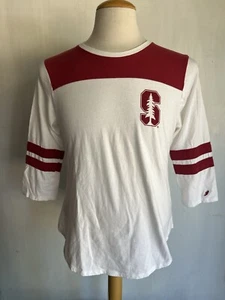STANFORD CARDINAL (2017) Official 3/4 Sleeve Retro College Jersey T-Shirt Medium - Picture 1 of 6