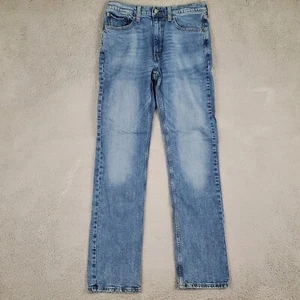 Levis 514 Jeans Mens 32X34 Blue Distressed Factory Faded Straight Leg - Imagen 1 de 14