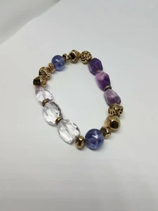 Kostenloser Versand Modeschmuck Böhmisch Multicolor Perlen Edelstein Stretch Armband - Bild 1 von 12