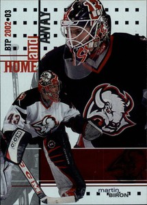 2002-03 Between the Pipes Hockey #124 Martin Biron HA