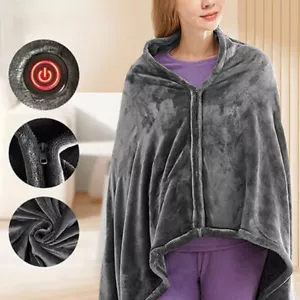 USB Elektrische Heizdecke 3 Heizstufen Fleece Heizdecke Tragbar Körper - Bild 1 von 8