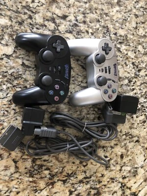 Two Playstation 2 PS2 Predator PL-649 Wireless Game Controller ￼Bundle￼ - Image 1 of 4