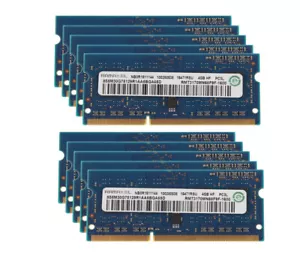 RAMAXEL DDR3 RAM 40GB 10X 4 GB 1600Mhz 1RX8 PC3L-12800 SODIMM Laptop Memory CL11 - Picture 1 of 6