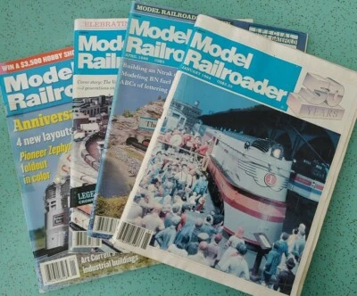 Lot Of 4 Model Railroader Magazine 1984-1999 - Image 1 of 4